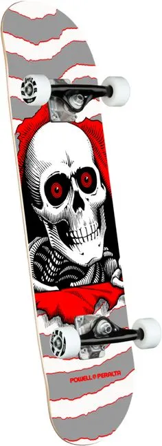 POWELL-PERALTA COMPLETE - RIPPER ONE SILVER (8")