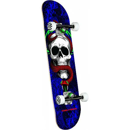 POWELL-PERALTA SKULL AND SNAKE ONE OFF ROYAL BLUE COMPLETE (7.75" x 31.08")