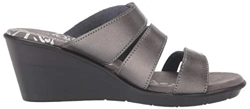 Propét Women's Lexie Wedge Slide Sandal Silver 7 2e Us Pair of Shoes