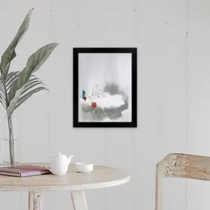 "Across the Block II" Black Framed Print