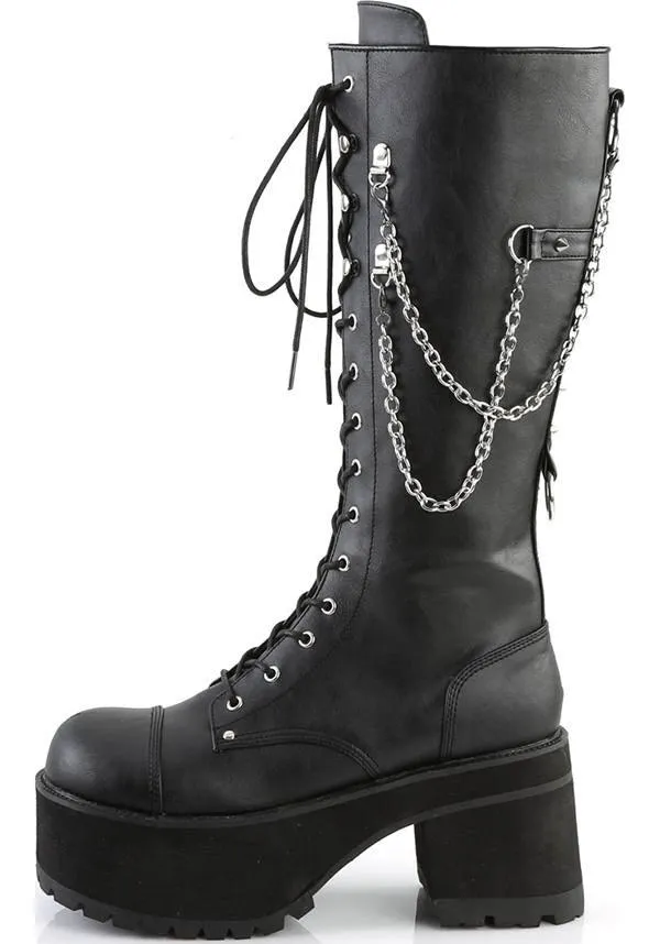 RANGER-303 [Black] | PLATFORM BOOTS [PREORDER]