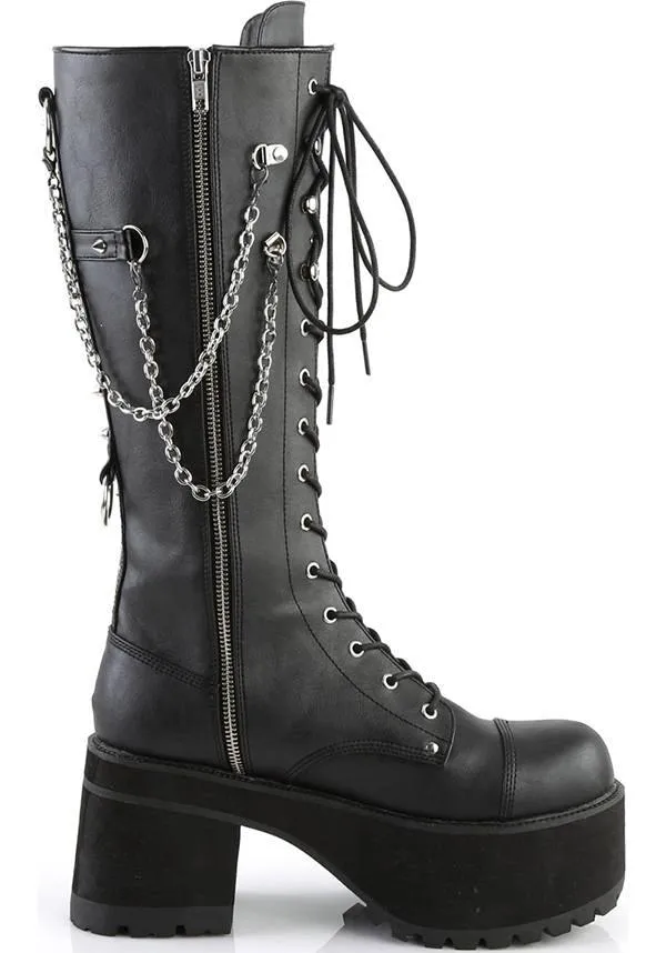 RANGER-303 [Black] | PLATFORM BOOTS [PREORDER]