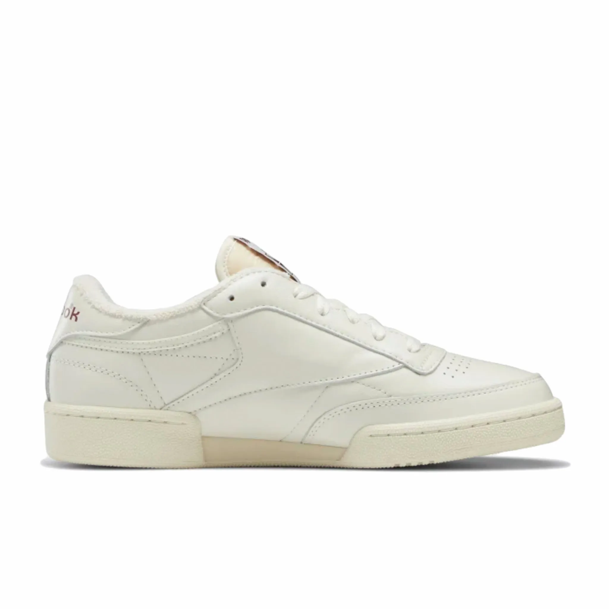 Reebok Unisex Club C 85 Vintage (Chalk/Alabaster/Maroon) GX3681