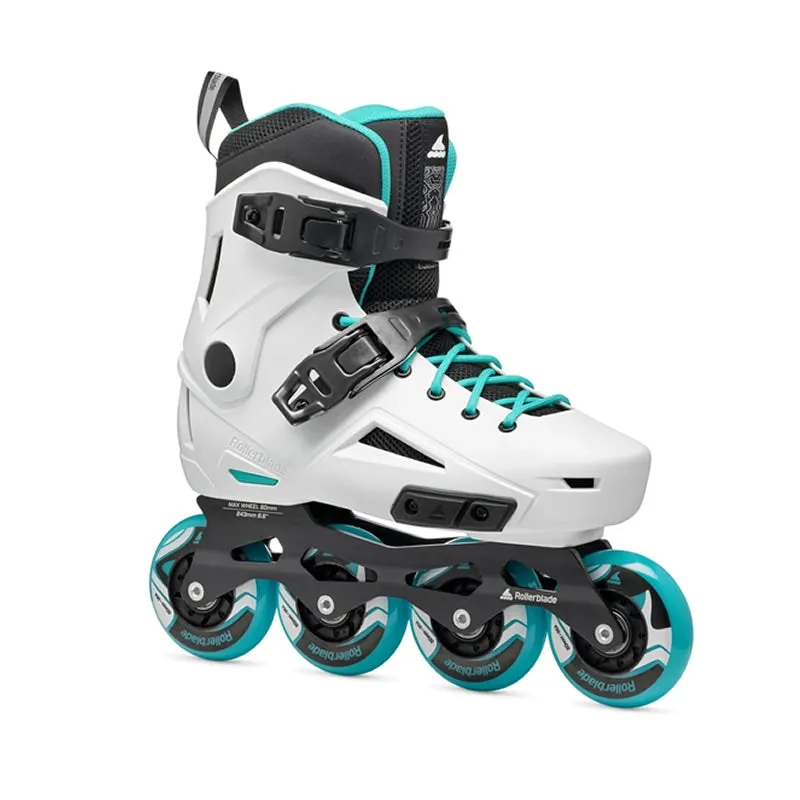 Rollerblade Lightning Womens White/Aqua 7/7.5