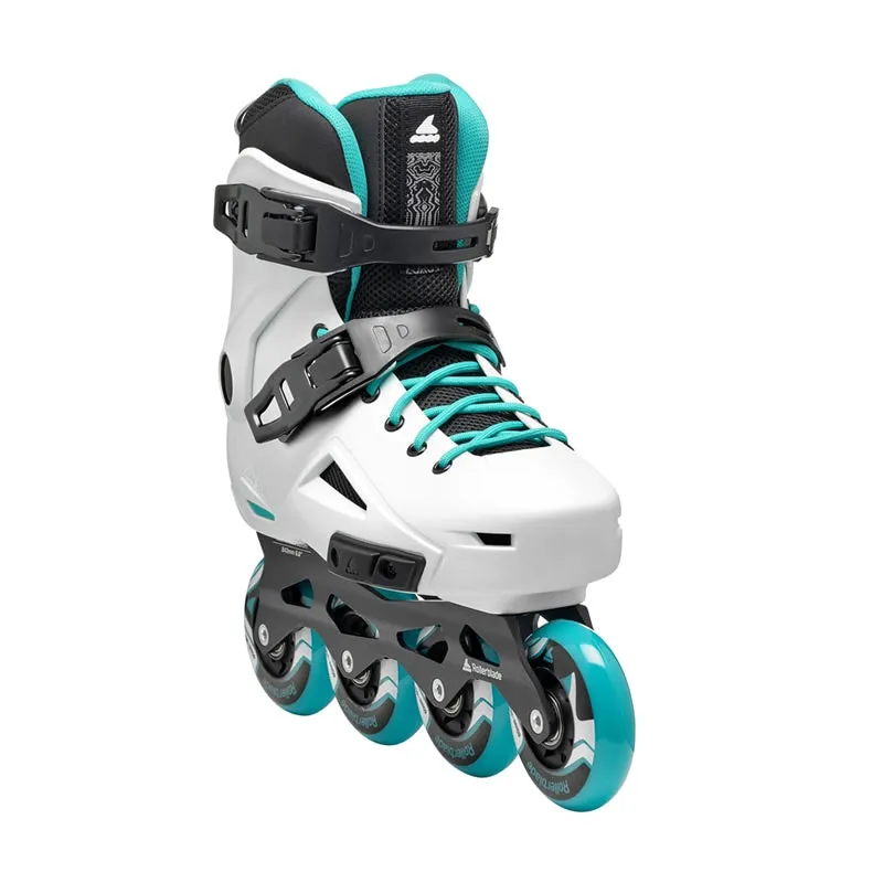 Rollerblade Lightning Womens White/Aqua 7/7.5