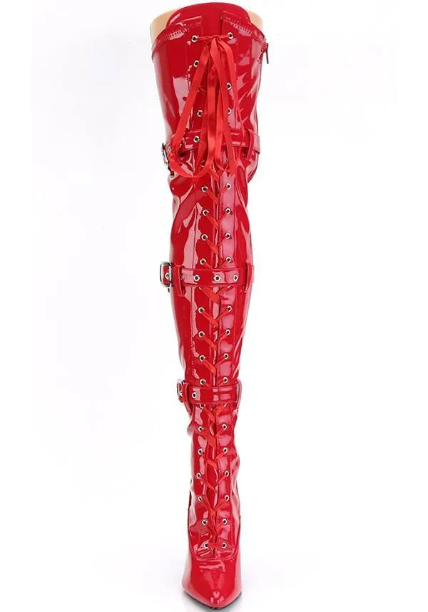 SEDUCE-3028 [Red] | THIGH HIGH BOOTS [PREORDER]