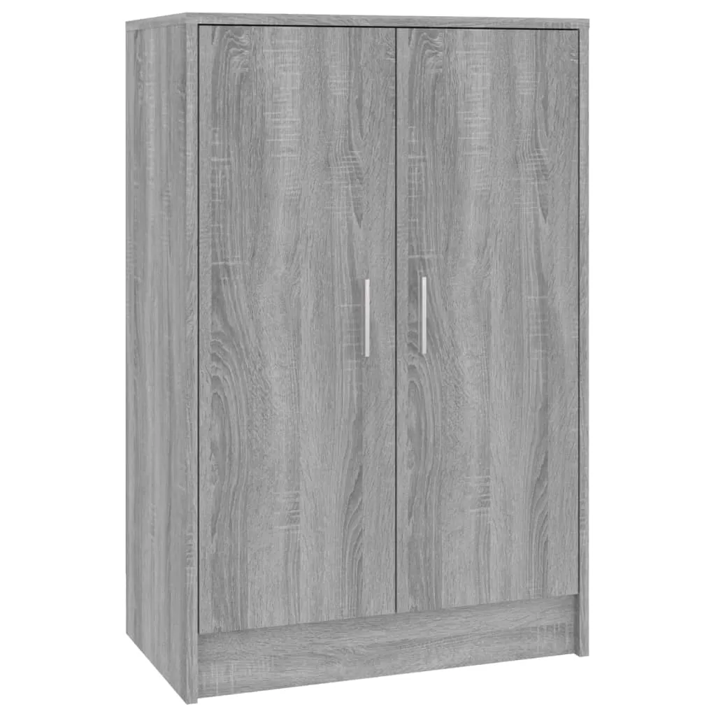 Shoe Cabinet Grey Sonoma 60x35x92 cm Engineered Wood