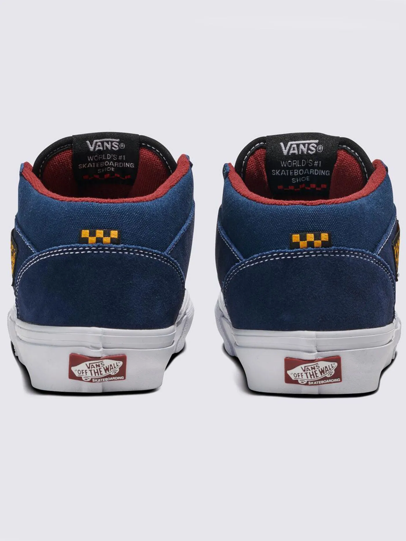 Skate Half Cab Navy/Burgundy Shoes