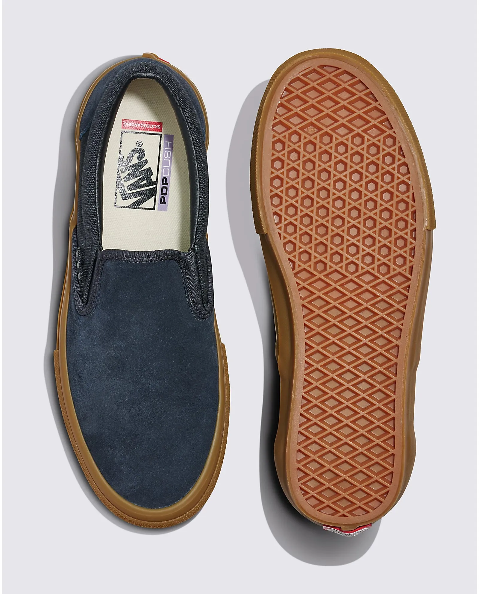 Skate Slip-On Shoe-Charcoal/Gum