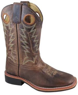 Smoky Mountain Boots Children Unisex Jesse Brown Leather Crackle