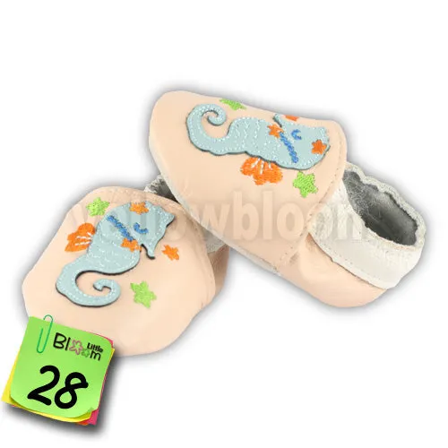 Soft Leather Baby Slippers 0-6 6-12 12-18 18-24