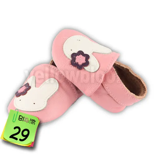 Soft Leather Baby Slippers 0-6 6-12 12-18 18-24