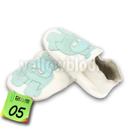 Soft Leather Baby Slippers 0-6 6-12 12-18 18-24