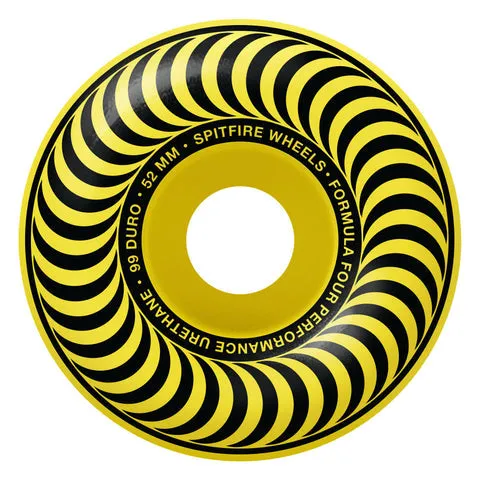 Spitfire F499 Chroma Classic Yellow 52mm