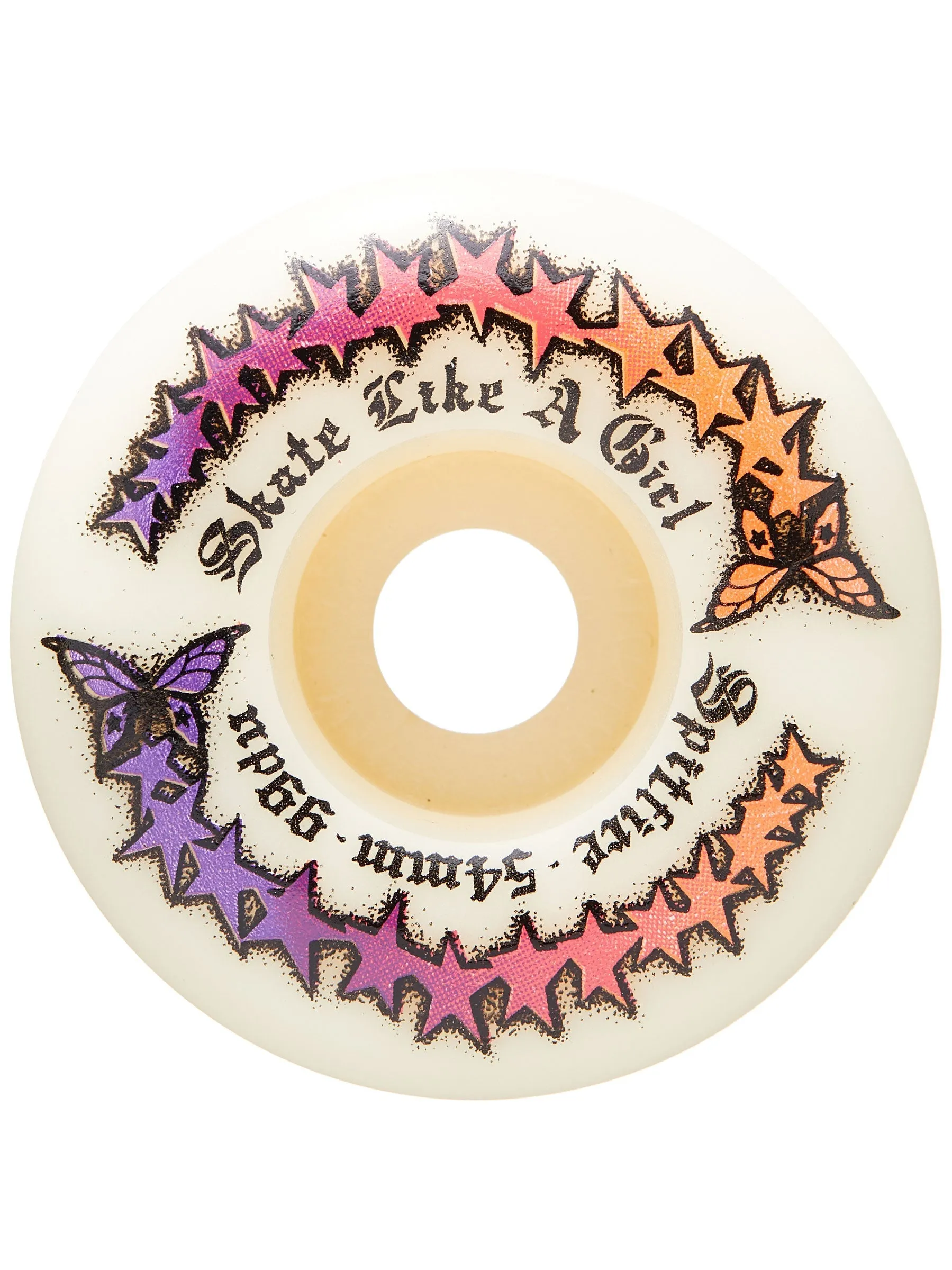 SPITFIRE WHEELS FORMULA FOUR SKATE LIKE A GIRL EVOLUTION RADIAL FULL 99A (54MM)