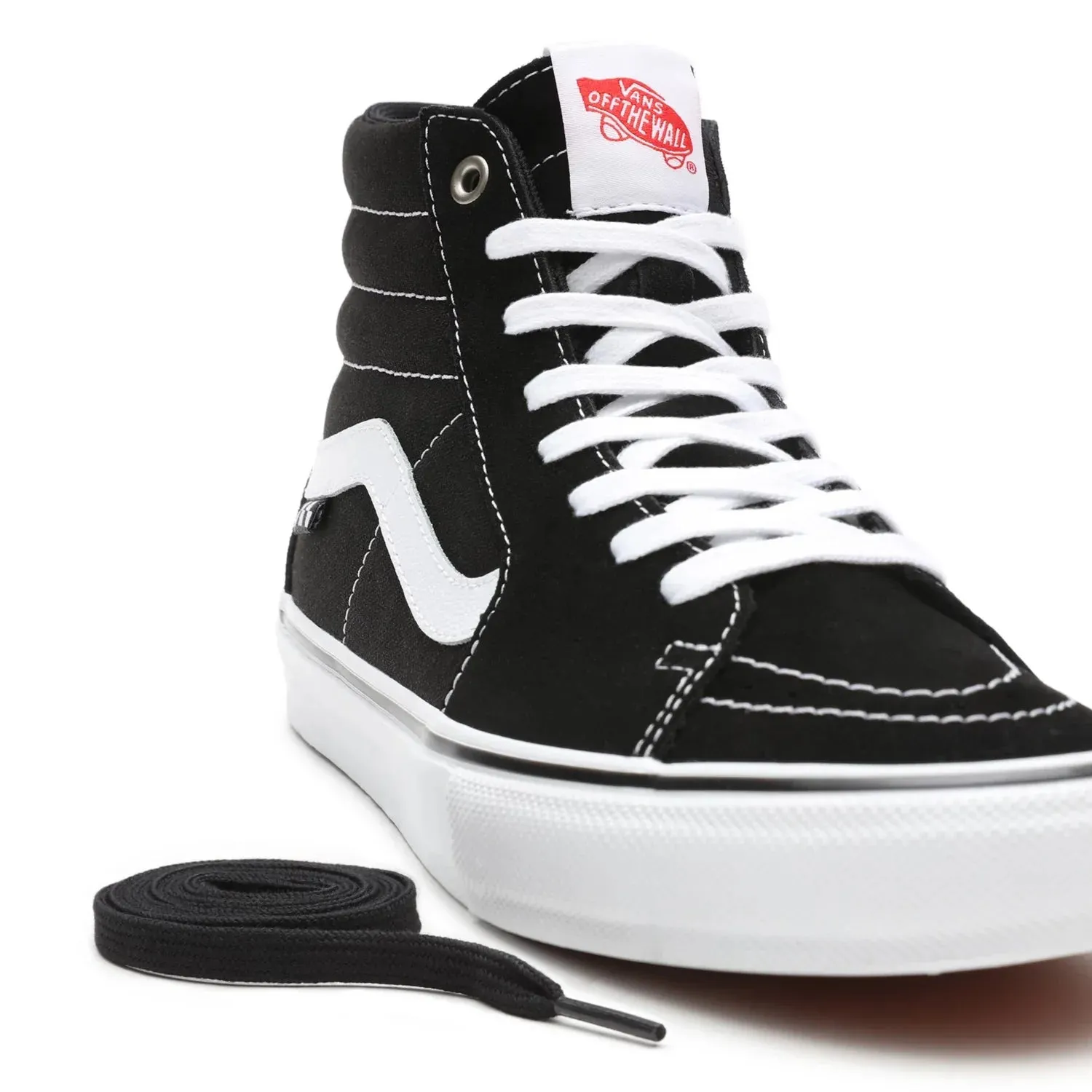 Tênis Vans Skate SK8 HI Pro Black White