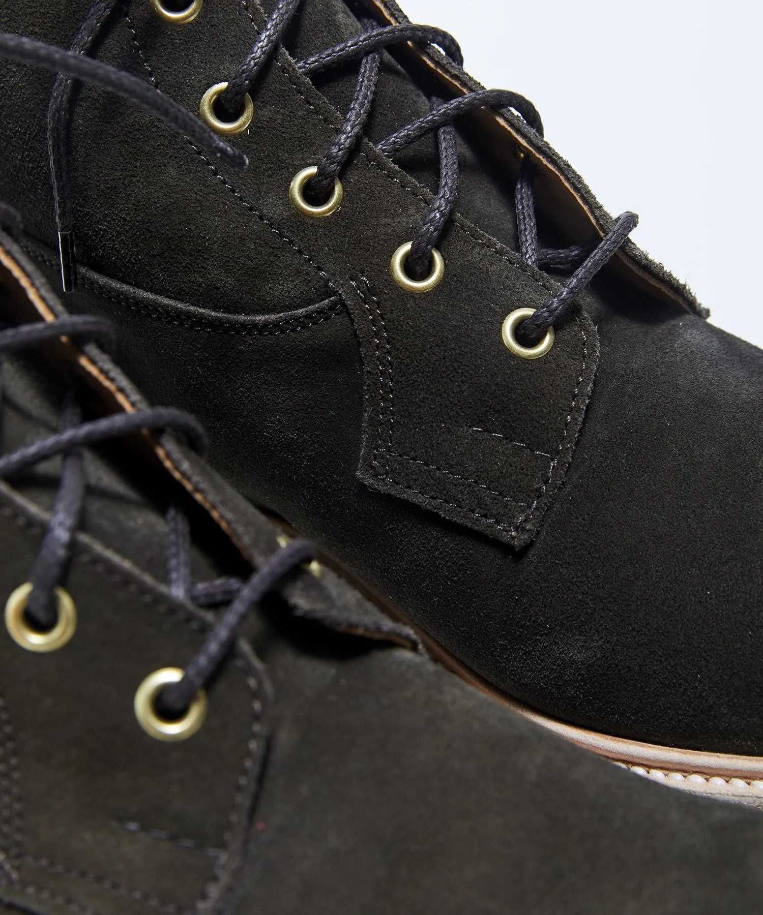 Todd Snyder x Tricker's Burford Boot in Earth Repello Suede