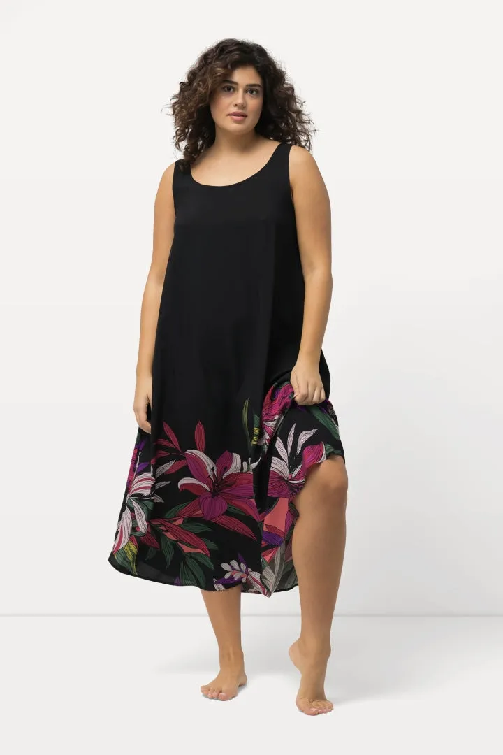 Ulla Popken Floral Hem Dress