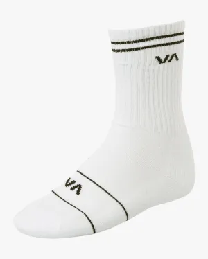 Union Skate Crew Socks - White