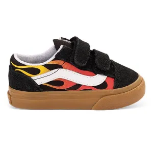 Vans Old Skool V Flame Toddler Shoe