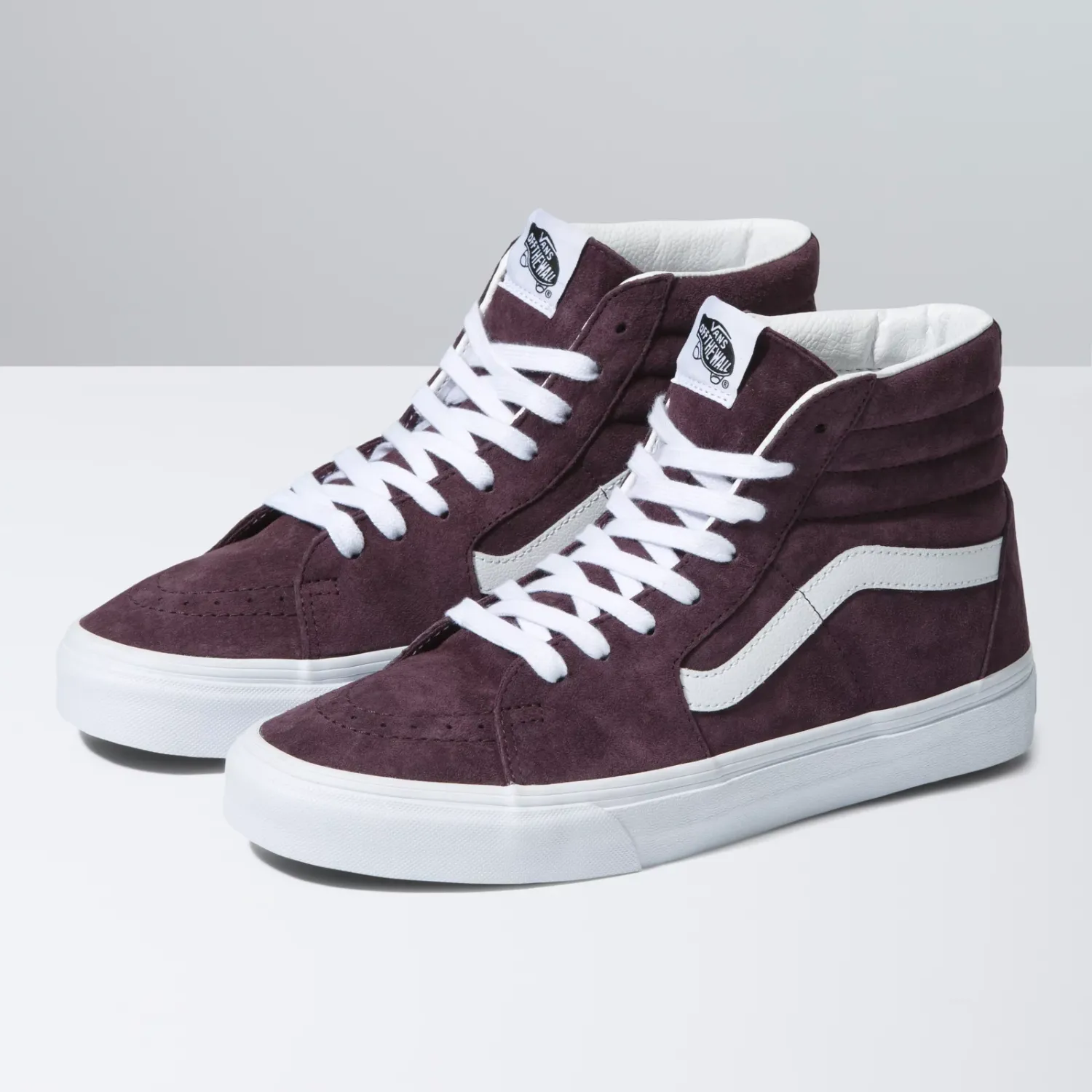 Vans Sk8-Hi Pig Suede Wine Tasting Men's Shoes