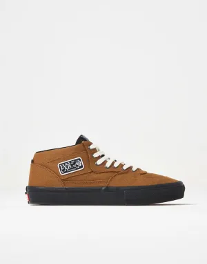 Vans Skate Half Cab R1 UK Exclusive Shoes - Duck Canvas Golden Brown/Black