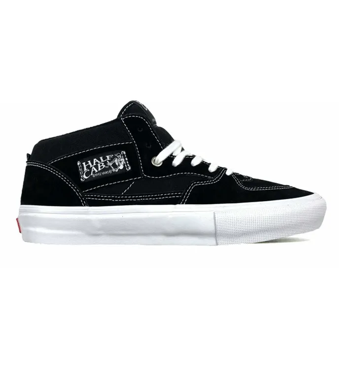 Vans Skate Half Cab Shoe | Black/White