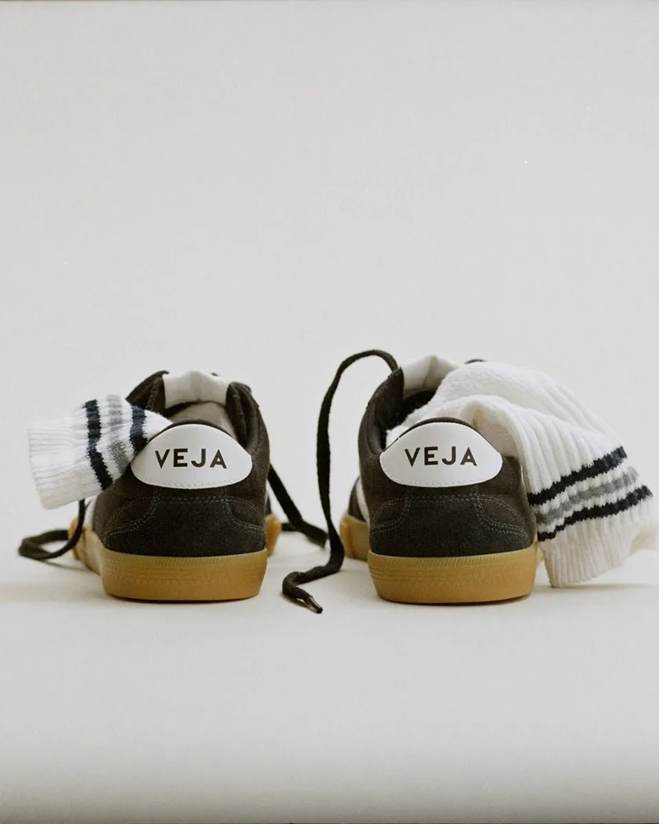 VEJA - Volley Canvas W - Black / White / Natural