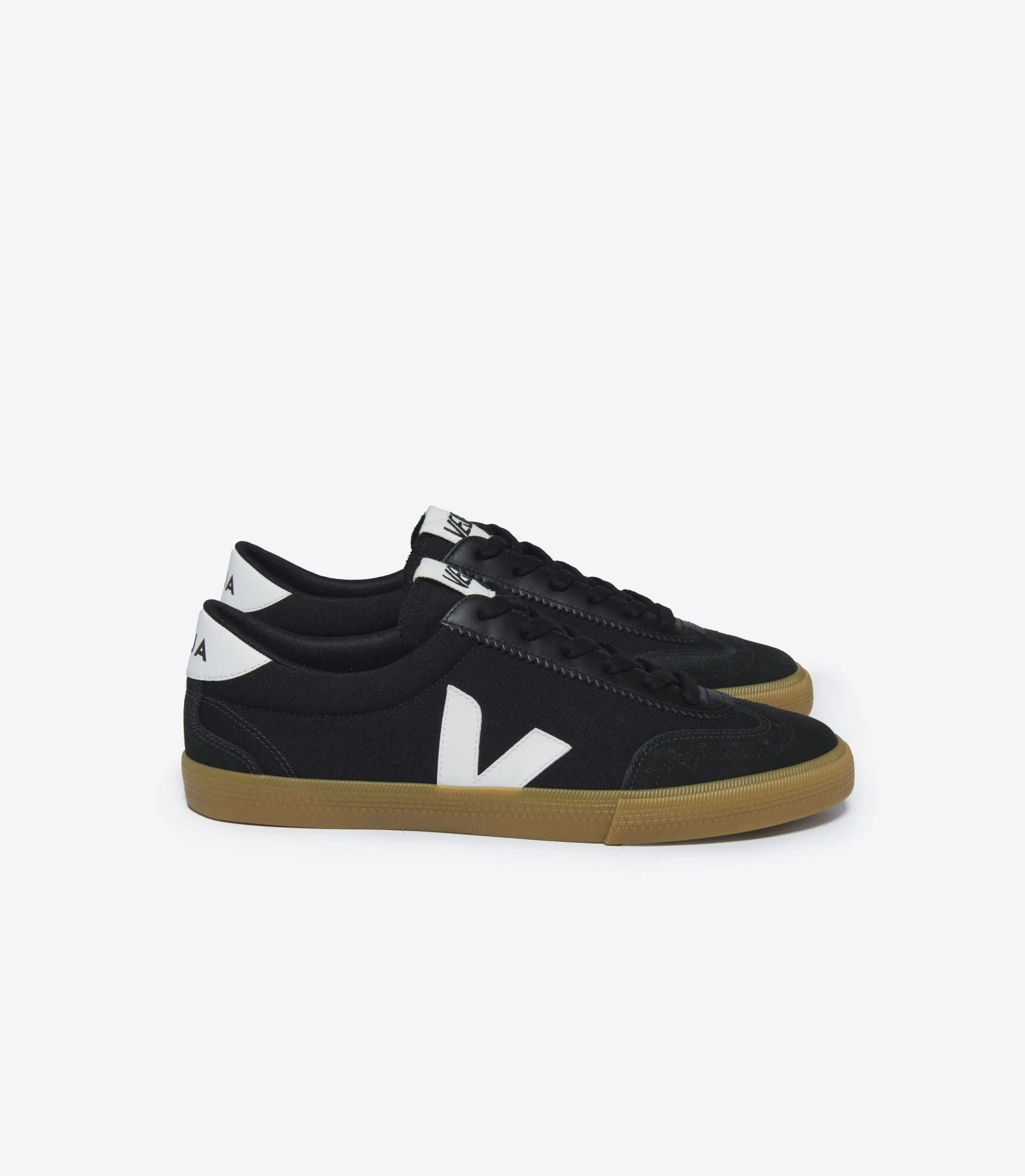 VEJA - Volley Canvas W - Black / White / Natural