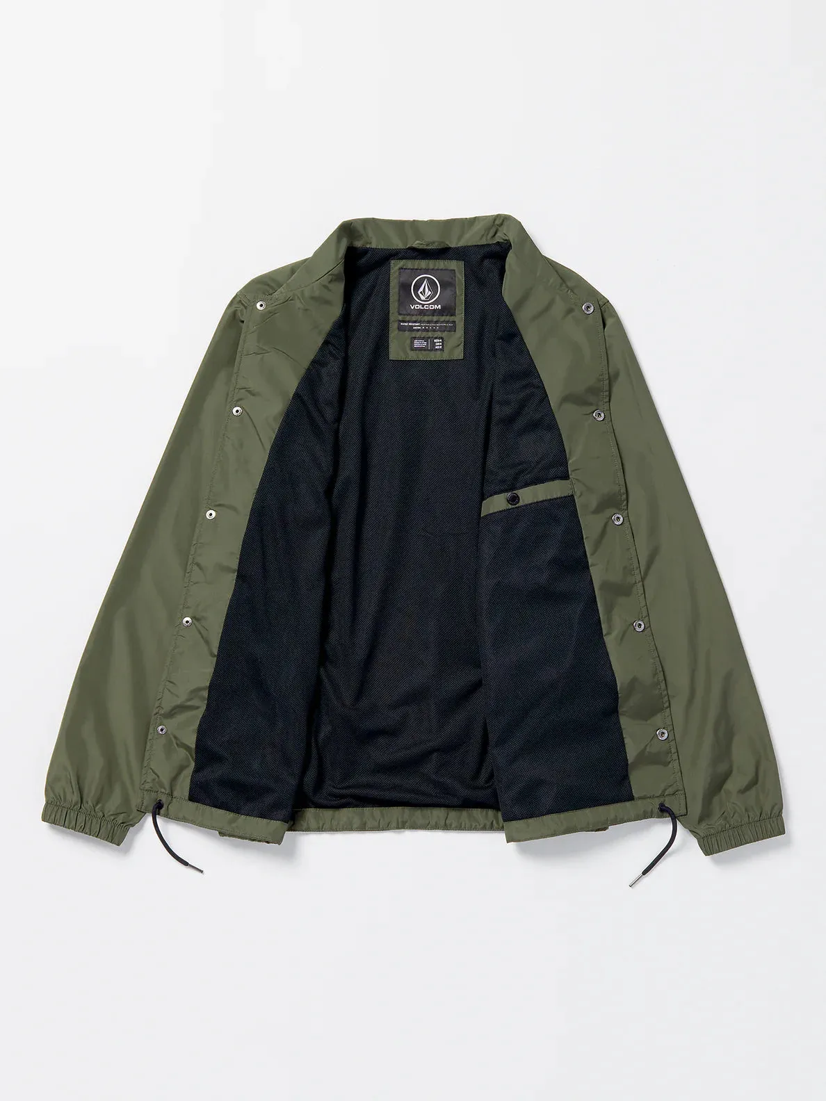 Volcom Skate Vitals Coaches Jacket - SQUADRON GREEN