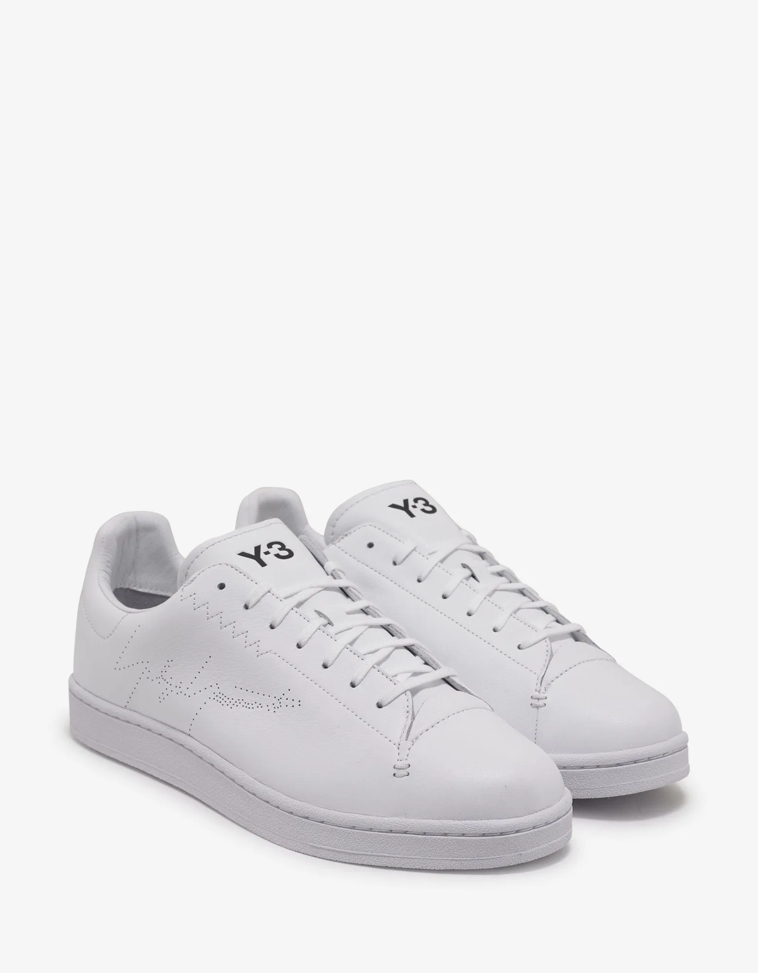 White Yohji Court Trainers -