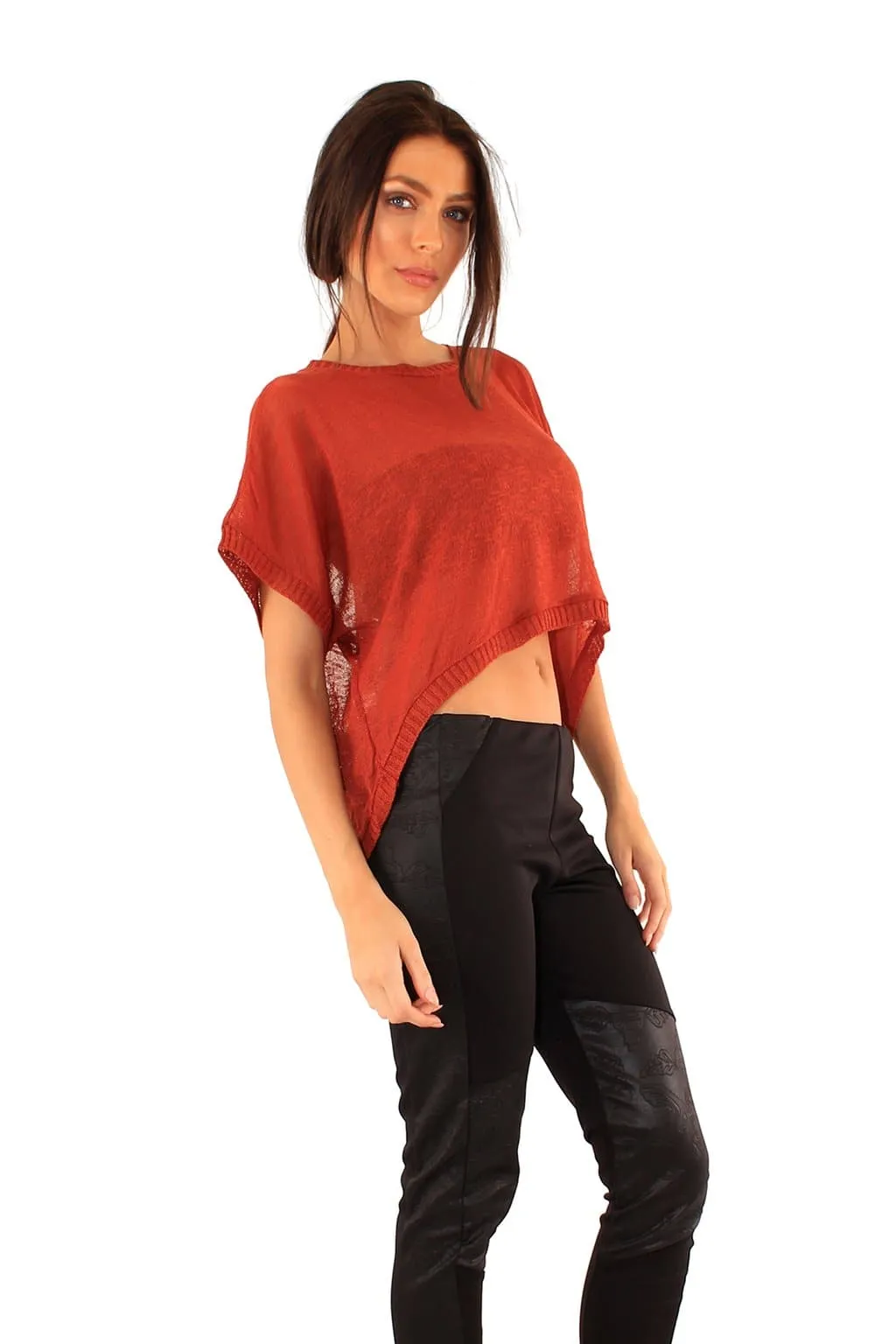 Women Cropped Lounge Sweater