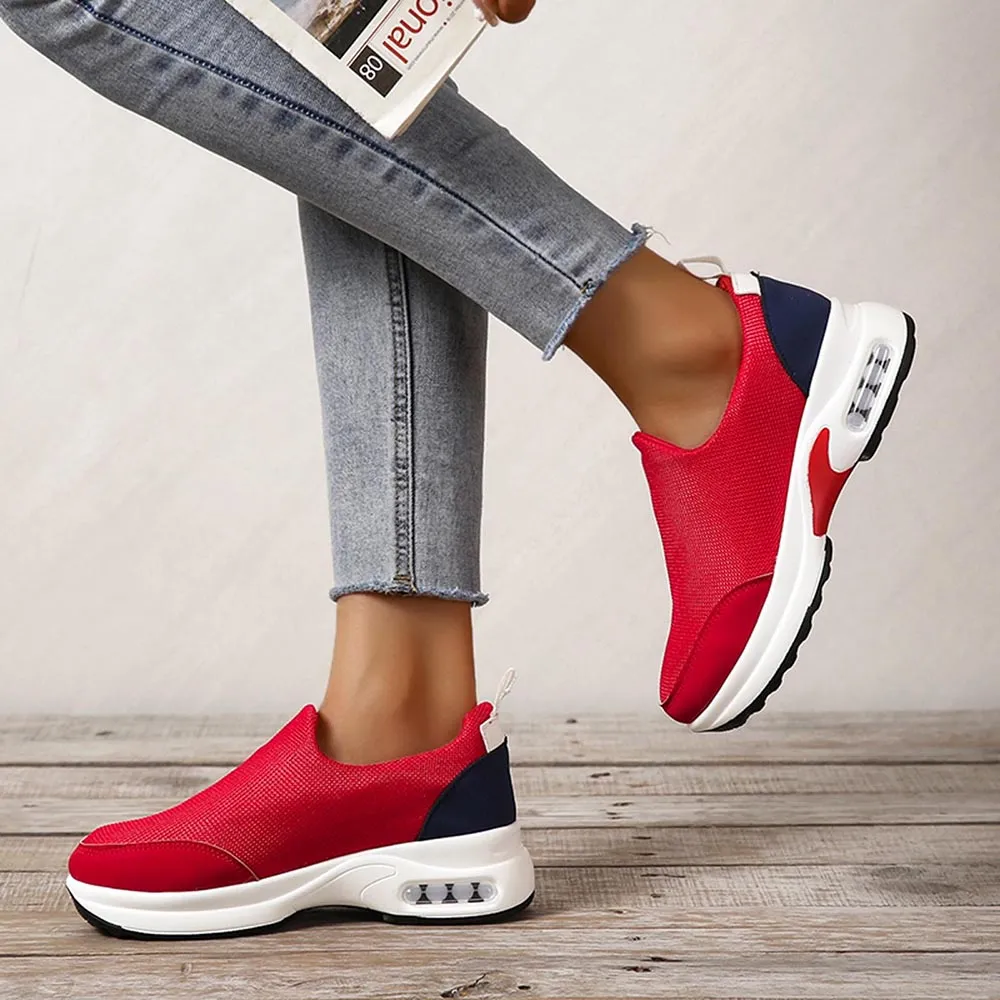 Women's Fashion Sneakers Casual Work Shoes Non Slip Running Shoes