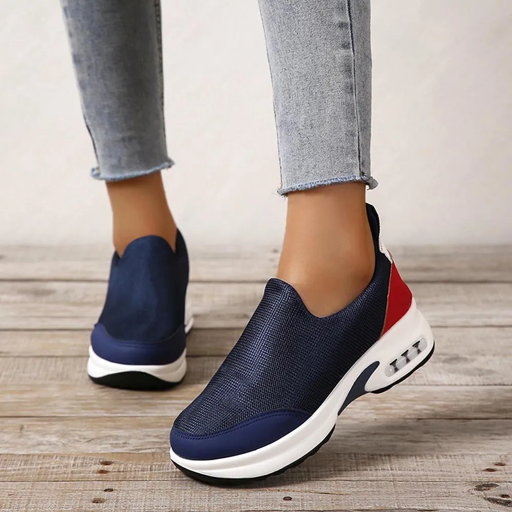 Women's Fashion Sneakers Casual Work Shoes Non Slip Running Shoes