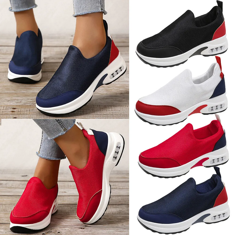 Women's Fashion Sneakers Casual Work Shoes Non Slip Running Shoes