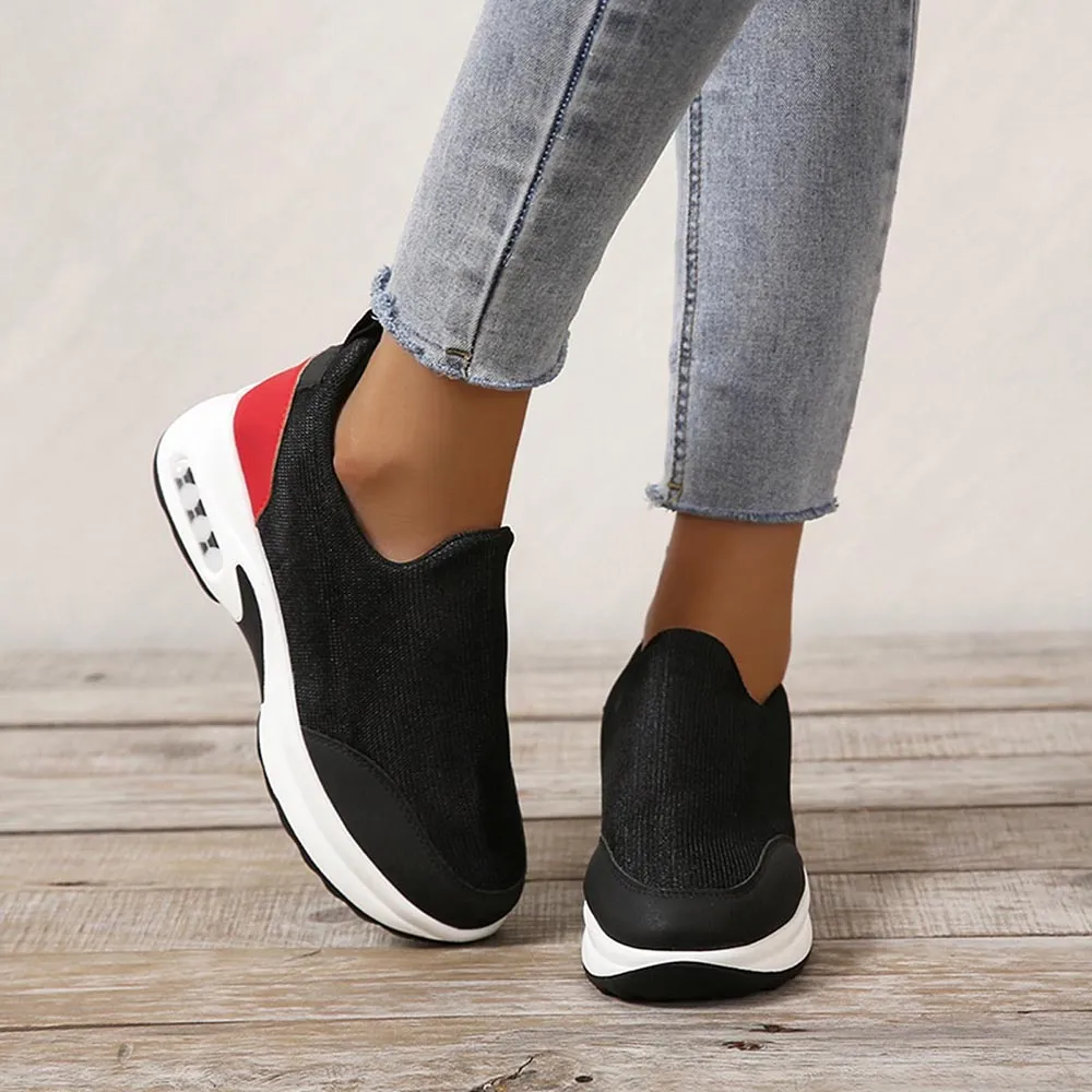 Women's Fashion Sneakers Casual Work Shoes Non Slip Running Shoes