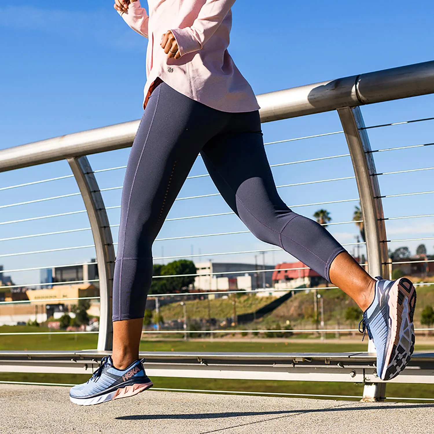 Women's Hoka One One Arahi 3 Allure/Mood Indigo Mesh