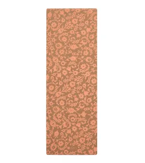 Yoga Design Lab Cork Yoga Mat 3.5mm Floral Batik Coral