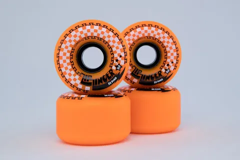 Zip Zinger 80 HD Orange 58mm Wheel