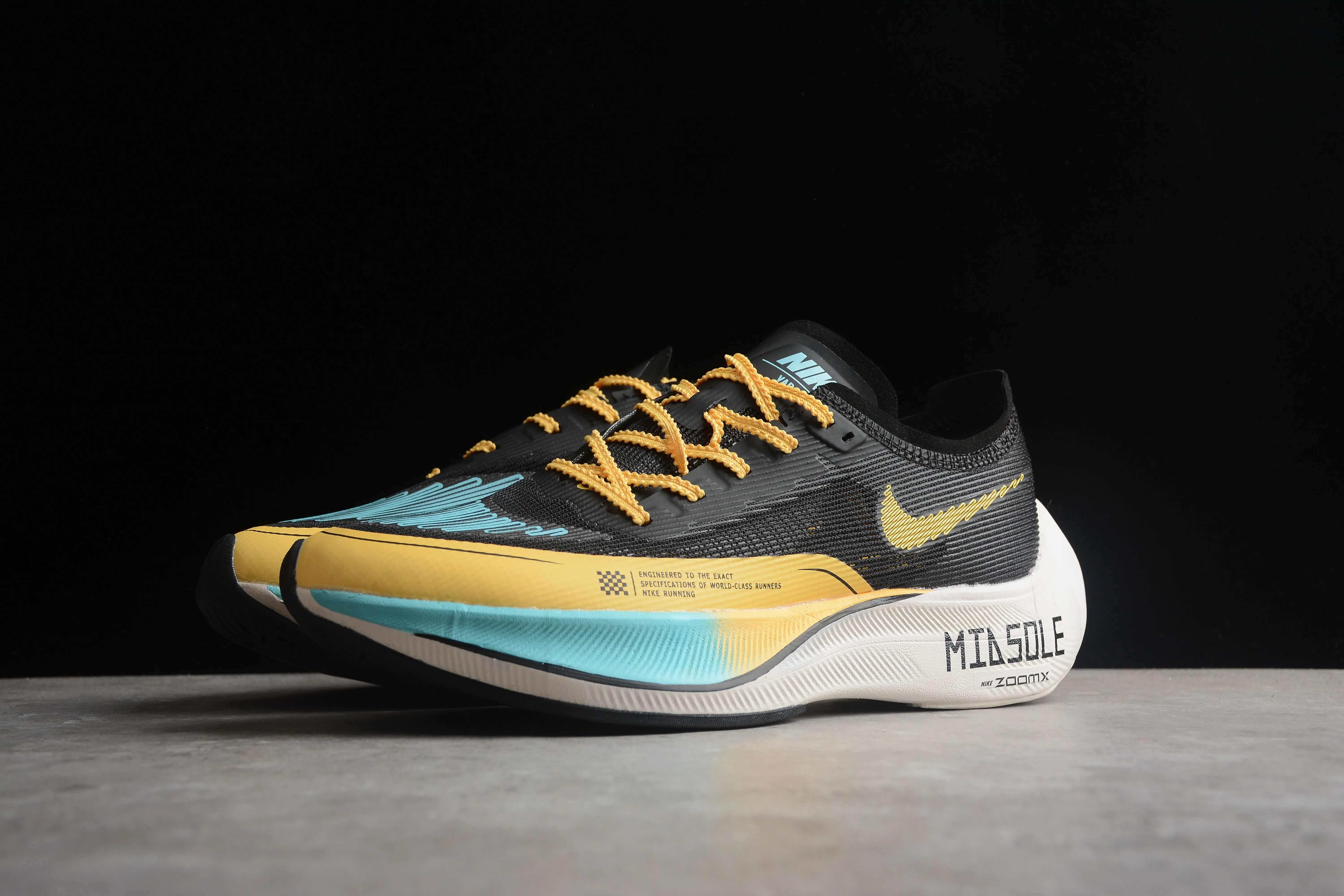 ZoomX Vaporfly NEXT% 2 Black,turquoise and Yellow